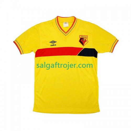 Watford 1985 Fodboldtrøjer Retro Hjemmebanesæt Kort ærmer Watford 1985 Fodboldtrøjer Retro Hjemmebanesæt Kort ærmer